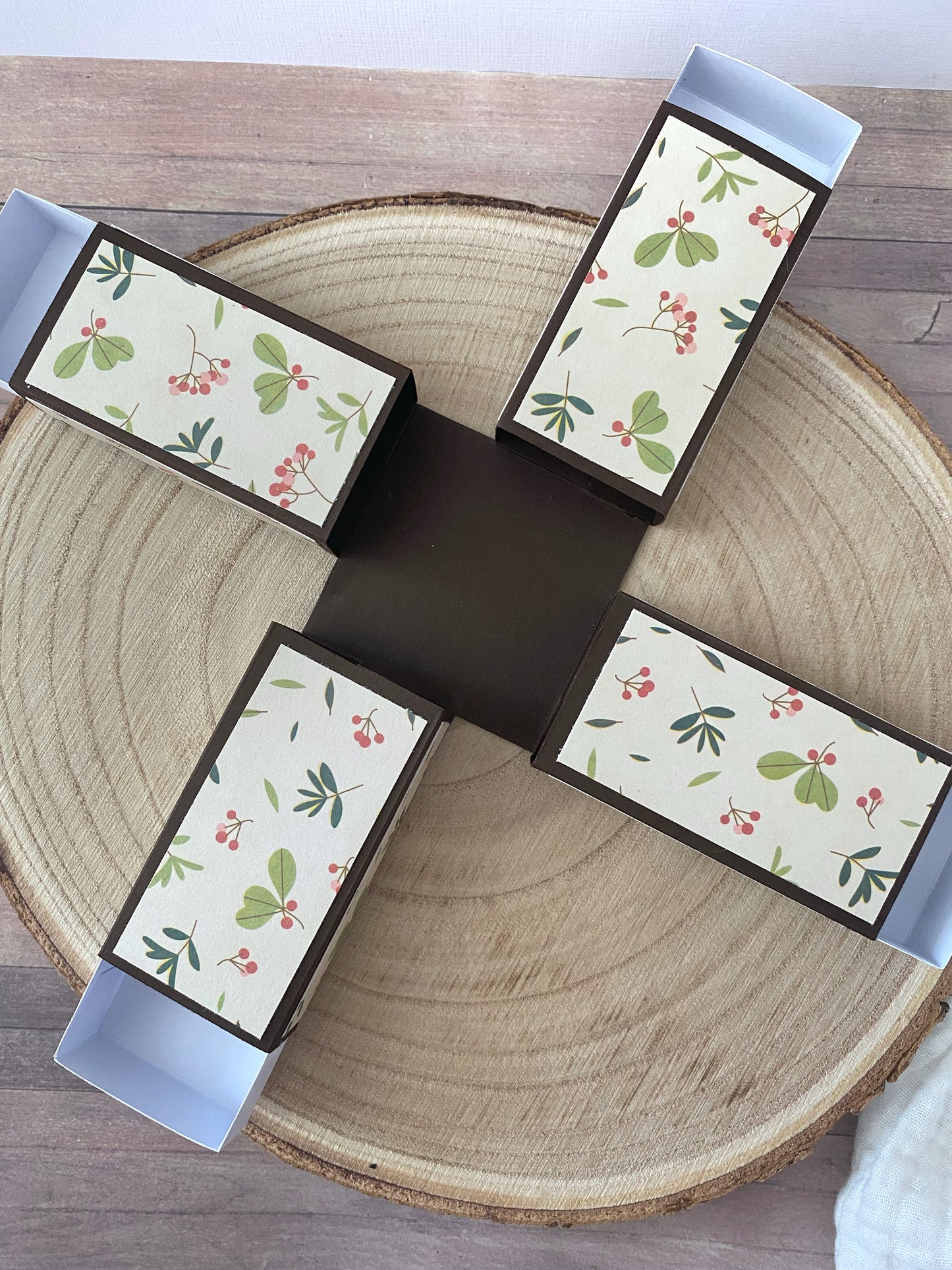 4 in 1 Geschenkbox I Explosionsbox mit 4 Schachteln