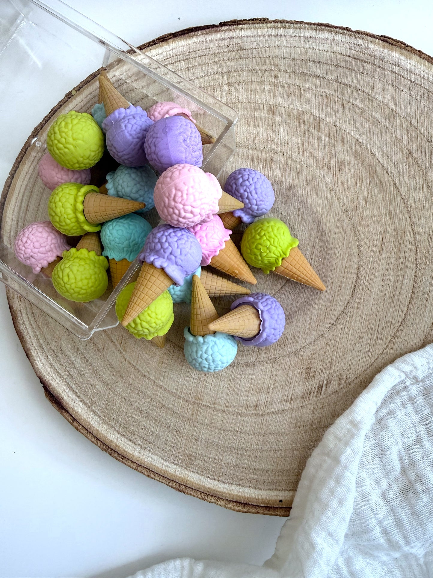 Radiergummi Eis - verschiedene Farben