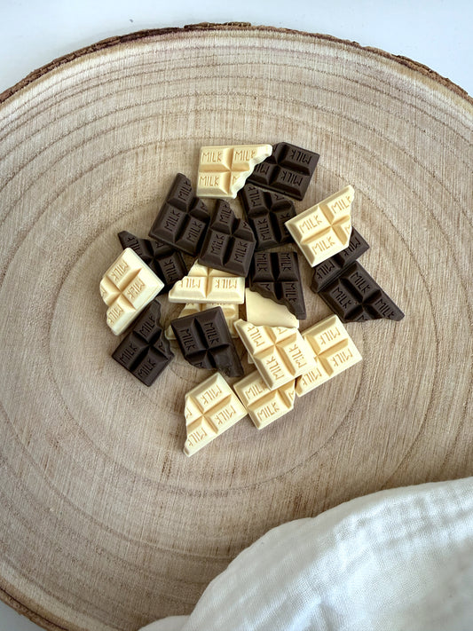 Miniatur Schokolade hell/dunkel - 2er Set