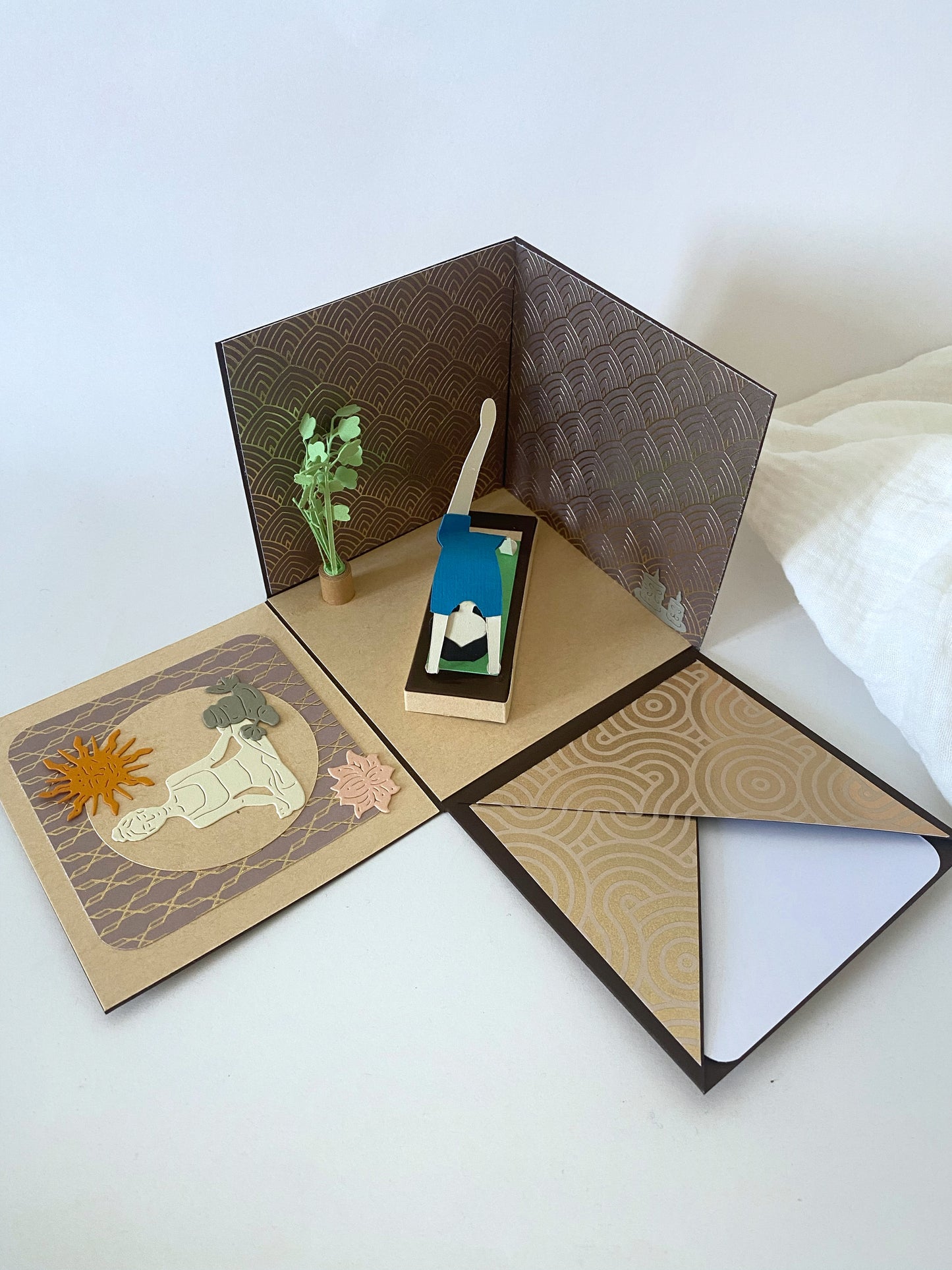 Explosionsbox Yoga, Pilates - Geschenkbox
