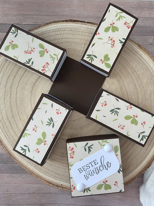 4 in 1 Geschenkbox I Explosionsbox mit 4 Schachteln