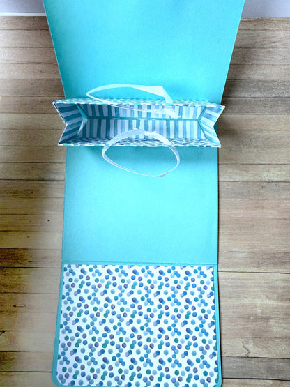 Grußkarte mit Tasche - Geldgeschenk