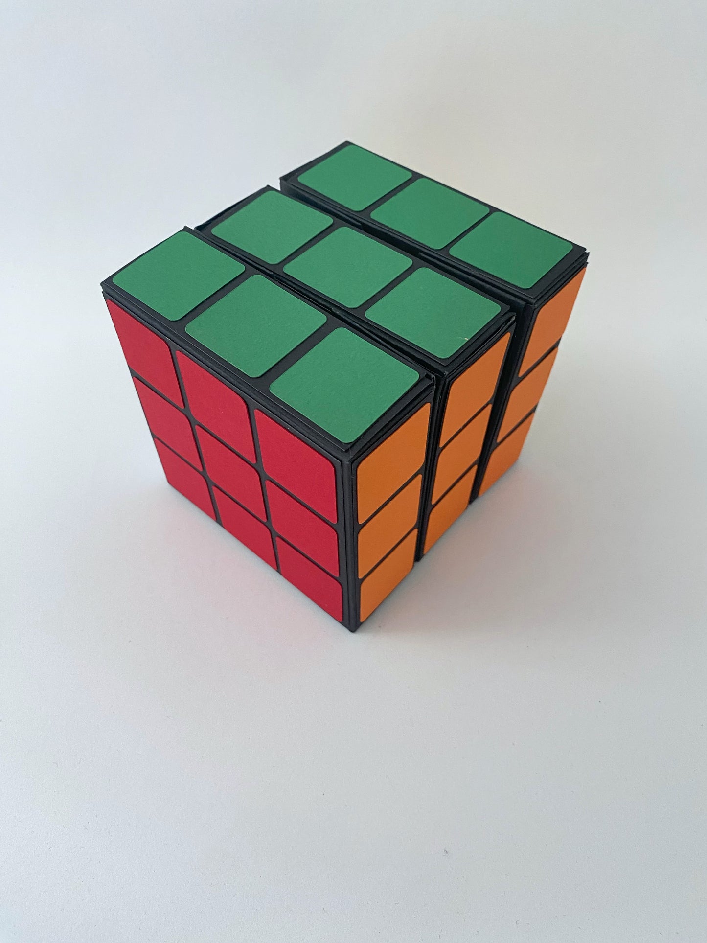 Geschenkbox Zauberwürfel I mit Schiebemechanismus und zwei Boxen