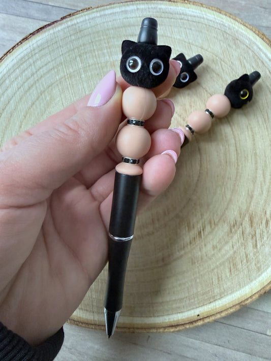 Kugelschreiber schwarze Katze