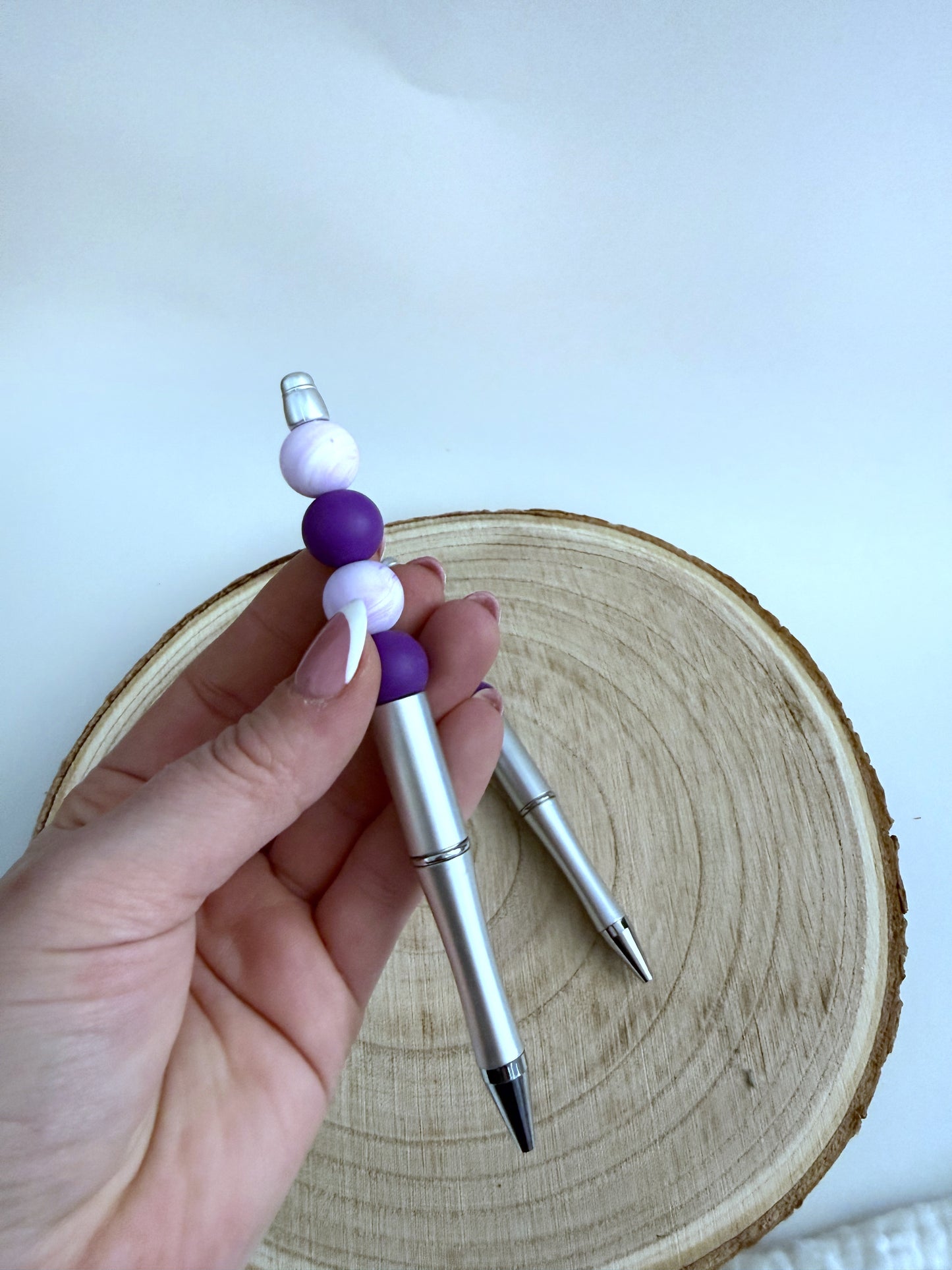 Kugelschreiber lila - verschiedene Varianten