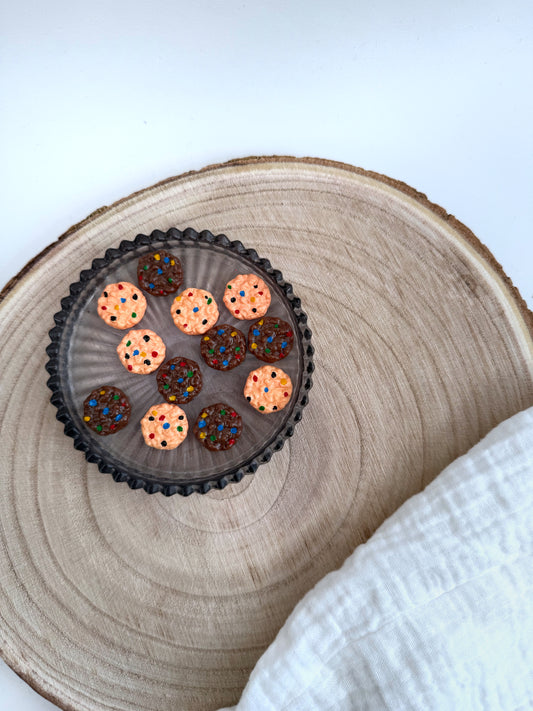Miniatur Cookies, Kekse - 2er Set
