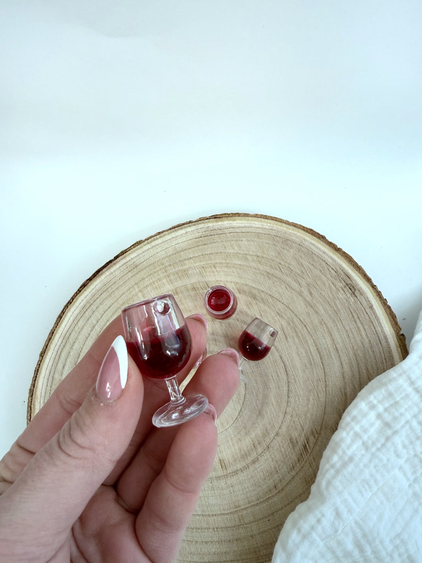 Miniatur Weingläser, Rotwein MAXI - 2er Set