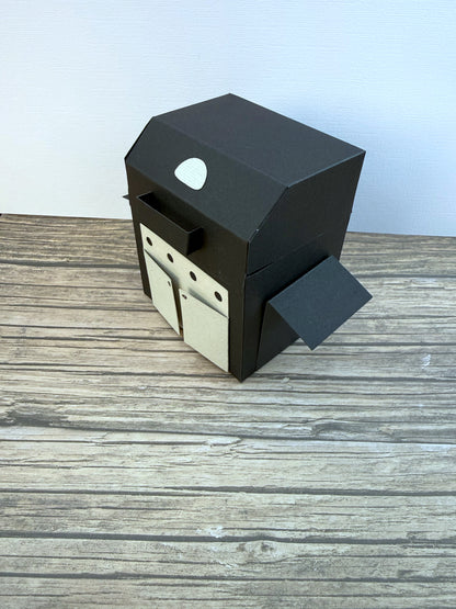 Geschenkbox Grill - Verpackung für Gutschein oder Geld