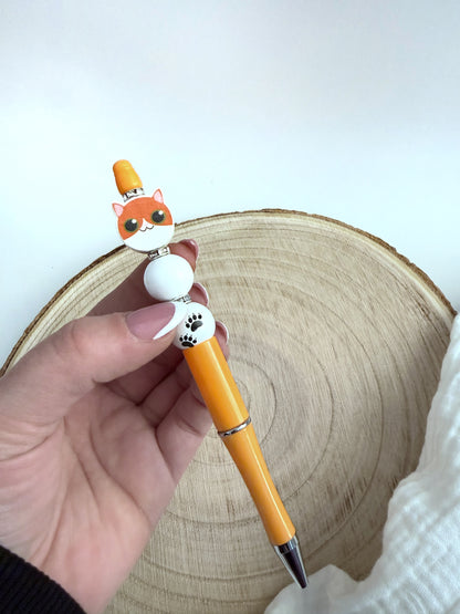 Kugelschreiber - Katze orange