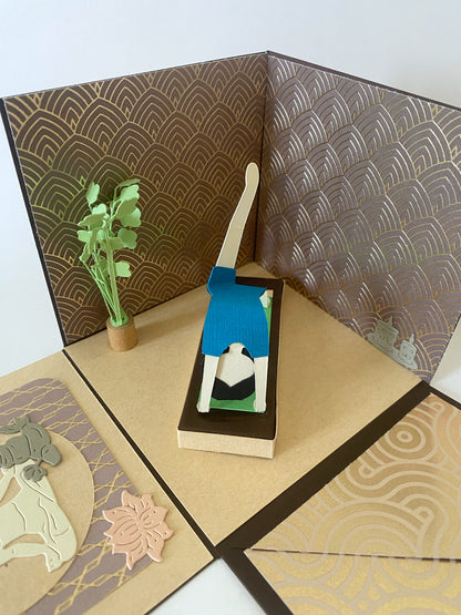 Explosionsbox Yoga, Pilates - Geschenkbox