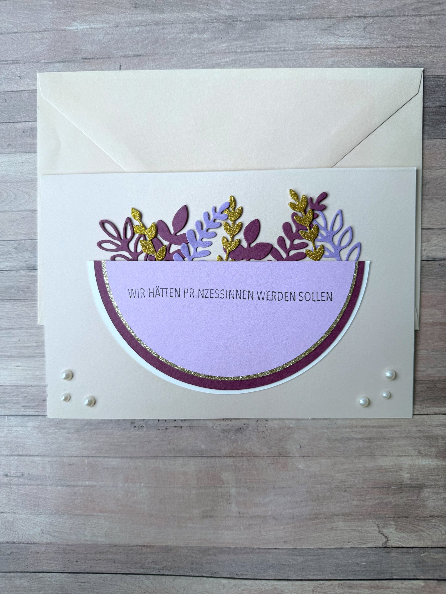 Grußkarte - Prinzessinnen