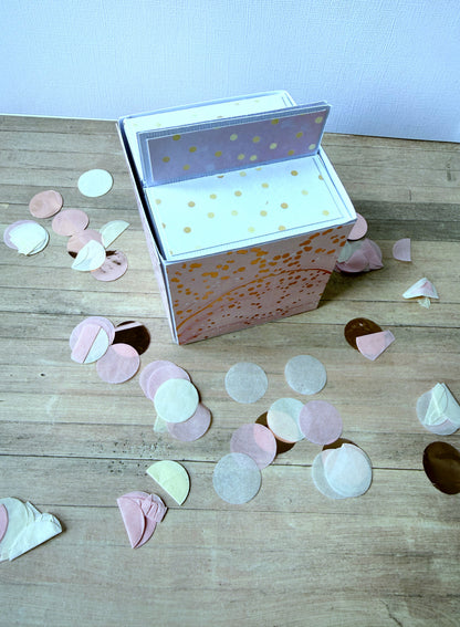 Geschenkbox Rollbox - 4 Boxen rosa