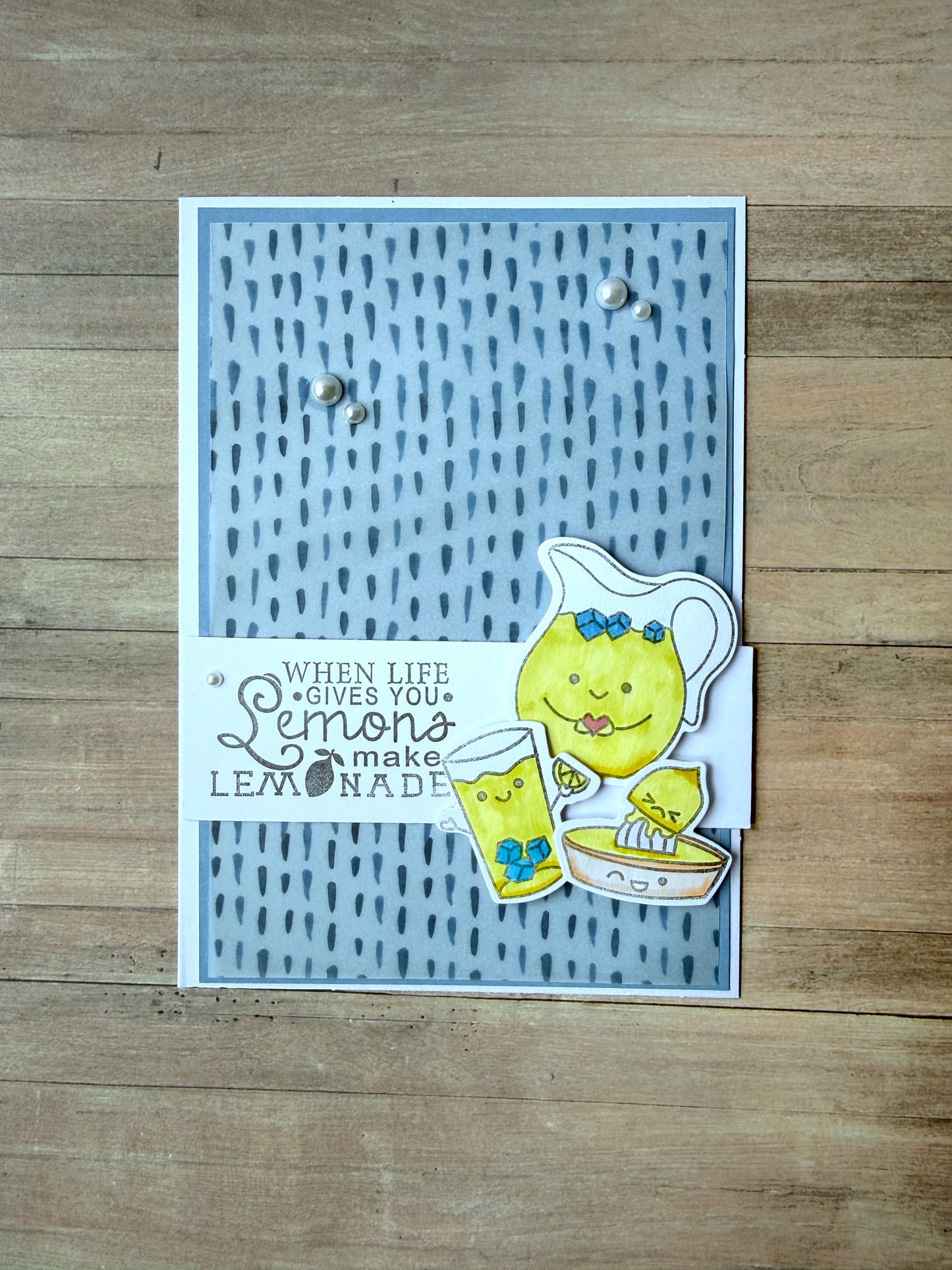 Grußkarte - Zitronenlimonade