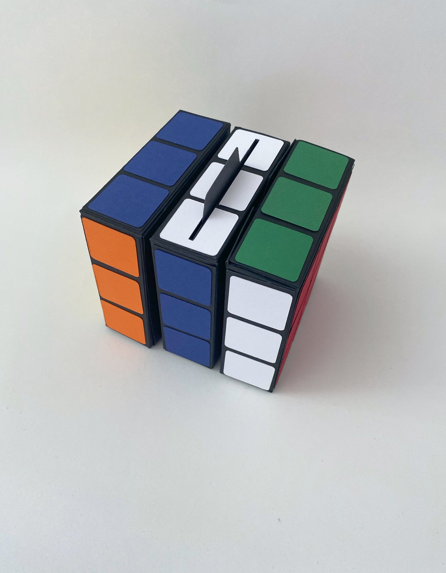 Geschenkbox Zauberwürfel I mit Schiebemechanismus und zwei Boxen