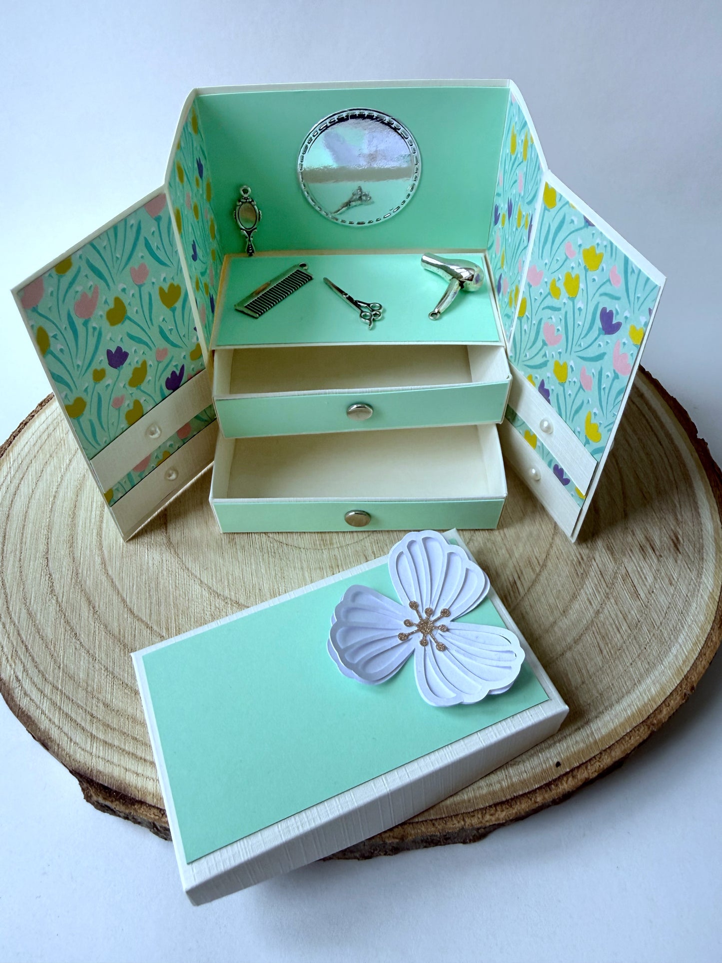 Geschenkbox Frisiertisch