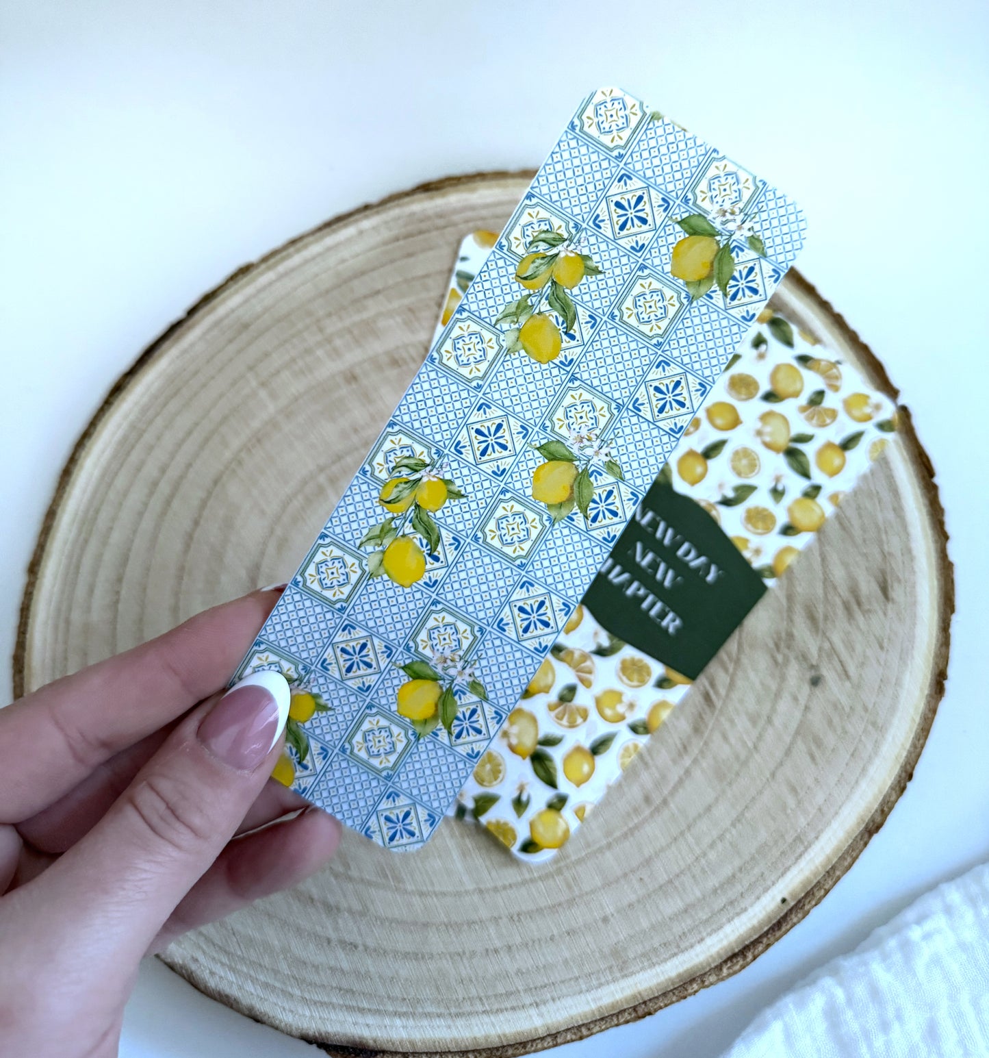 Lesezeichen Zitrone - einzeln oder 3er Set