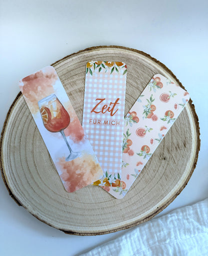 Lesezeichen Orange - Einzeln oder 3er Set