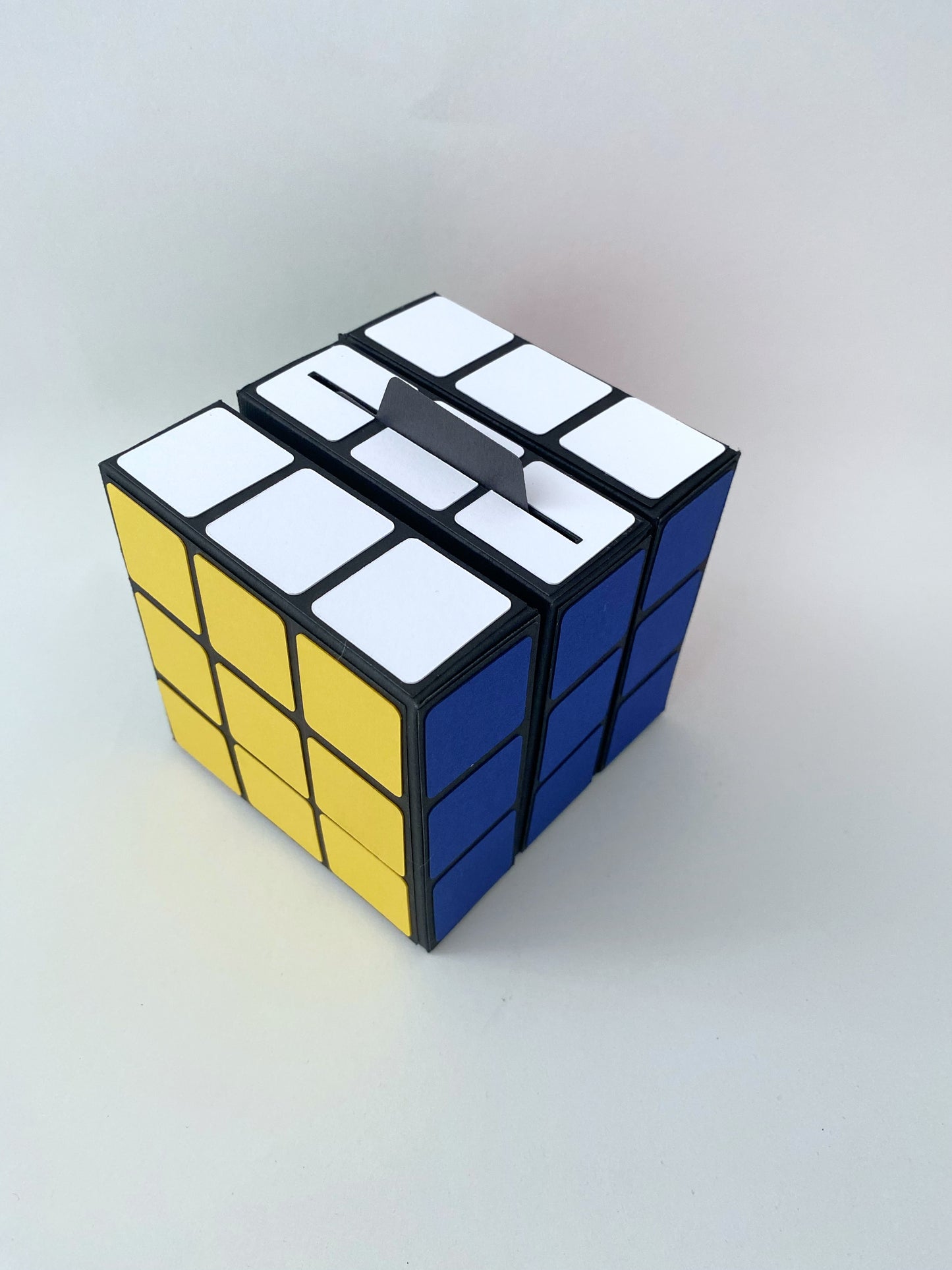 Geschenkbox Zauberwürfel I mit Schiebemechanismus und zwei Boxen