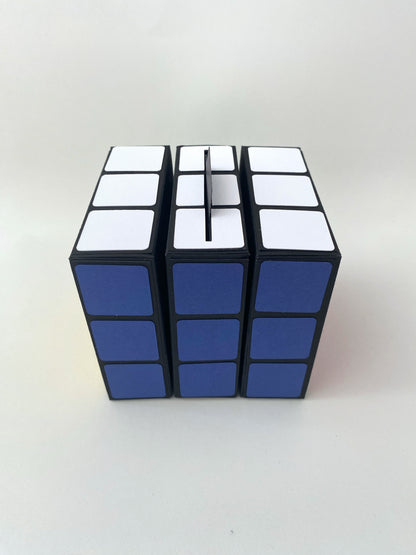 Geschenkbox Zauberwürfel I mit Schiebemechanismus und zwei Boxen