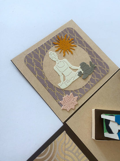Explosionsbox Yoga, Pilates - Geschenkbox