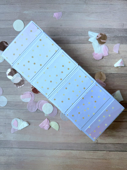 Geschenkbox Rollbox - 4 Boxen rosa
