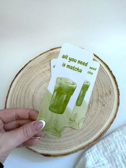 Lesezeichen Matcha