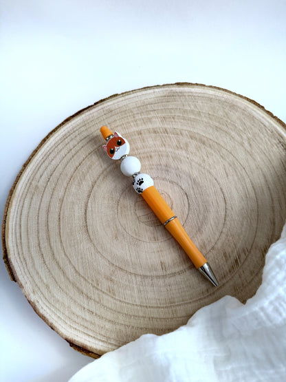 Kugelschreiber - Katze orange