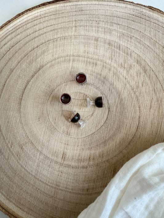 Miniatur Weingläser, Rotwein - 2er Set