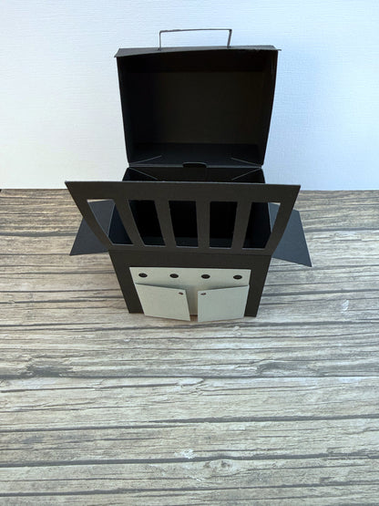 Geschenkbox Grill - Verpackung für Gutschein oder Geld