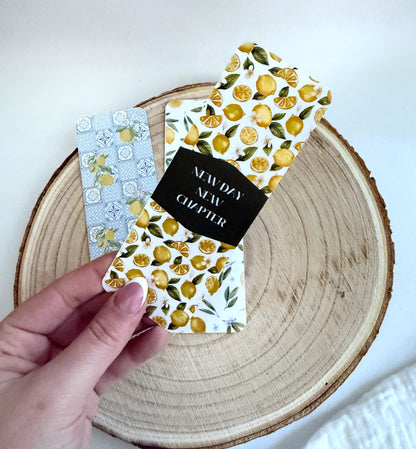 Lesezeichen Zitrone - einzeln oder 3er Set