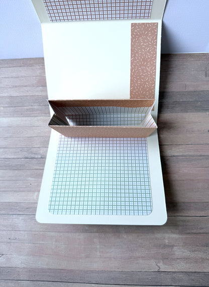 Grußkarte mit Tasche - Geldgeschenk