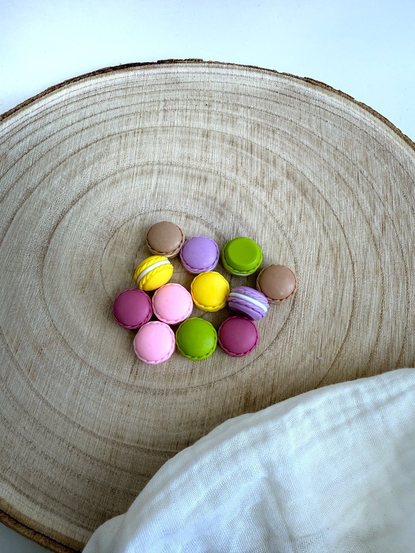 Miniatur Macarons - 2er Set verschiedene Farben