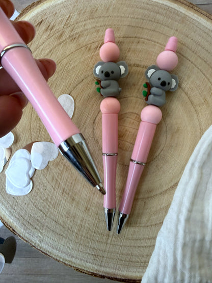 Kugelschreiber Koala - rosa Stift