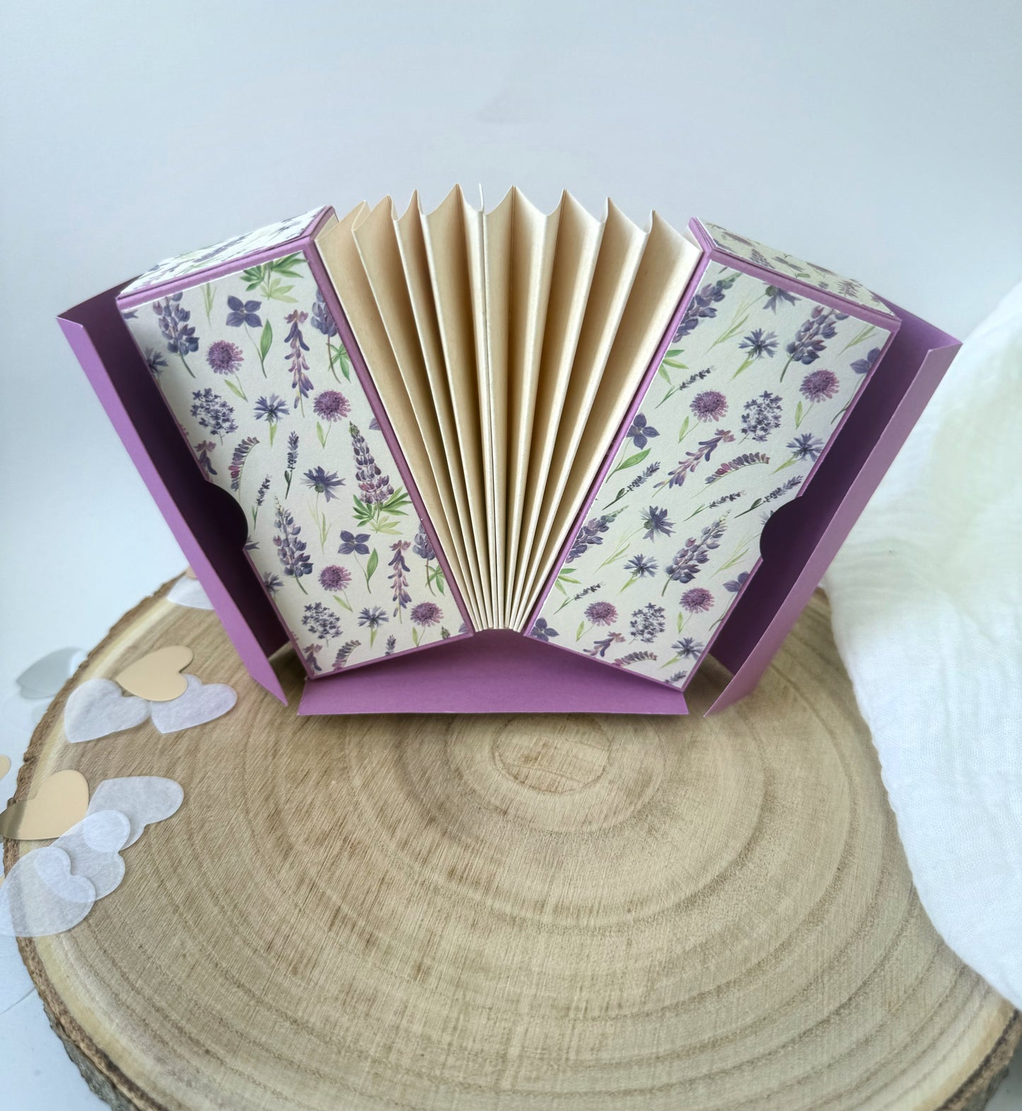 Geschenkbox Akkordeon - zwei Geschenkboxen