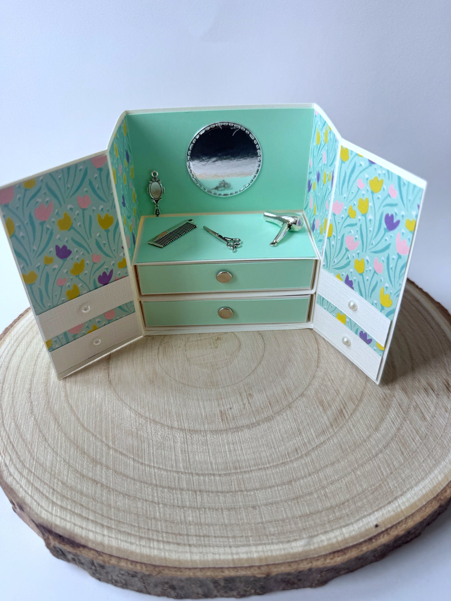 Geschenkbox Frisiertisch