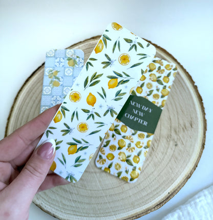 Lesezeichen Zitrone - einzeln oder 3er Set