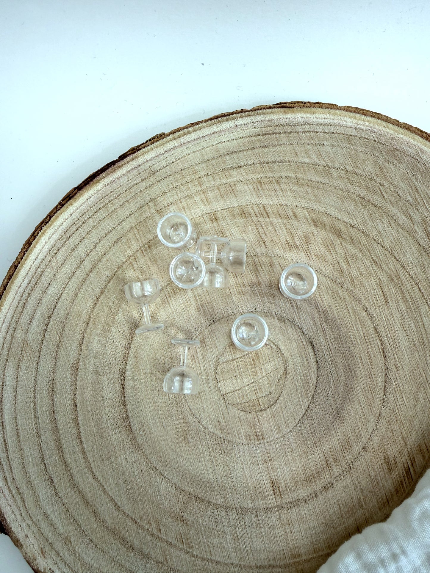 Miniatur Weingläser, leer - 2er Set