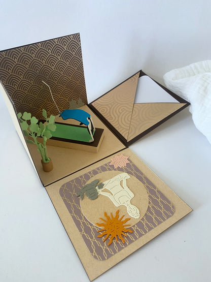 Explosionsbox Yoga, Pilates - Geschenkbox