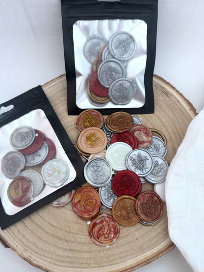 Überraschungstüte Wachssiegel - 10 Stück handgemachte Siegel