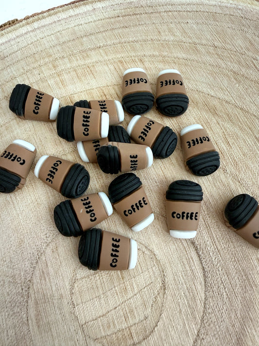 2D Miniatur Kaffeebecher - 4er Set