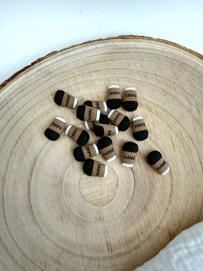 2D Miniatur Kaffeebecher - 4er Set