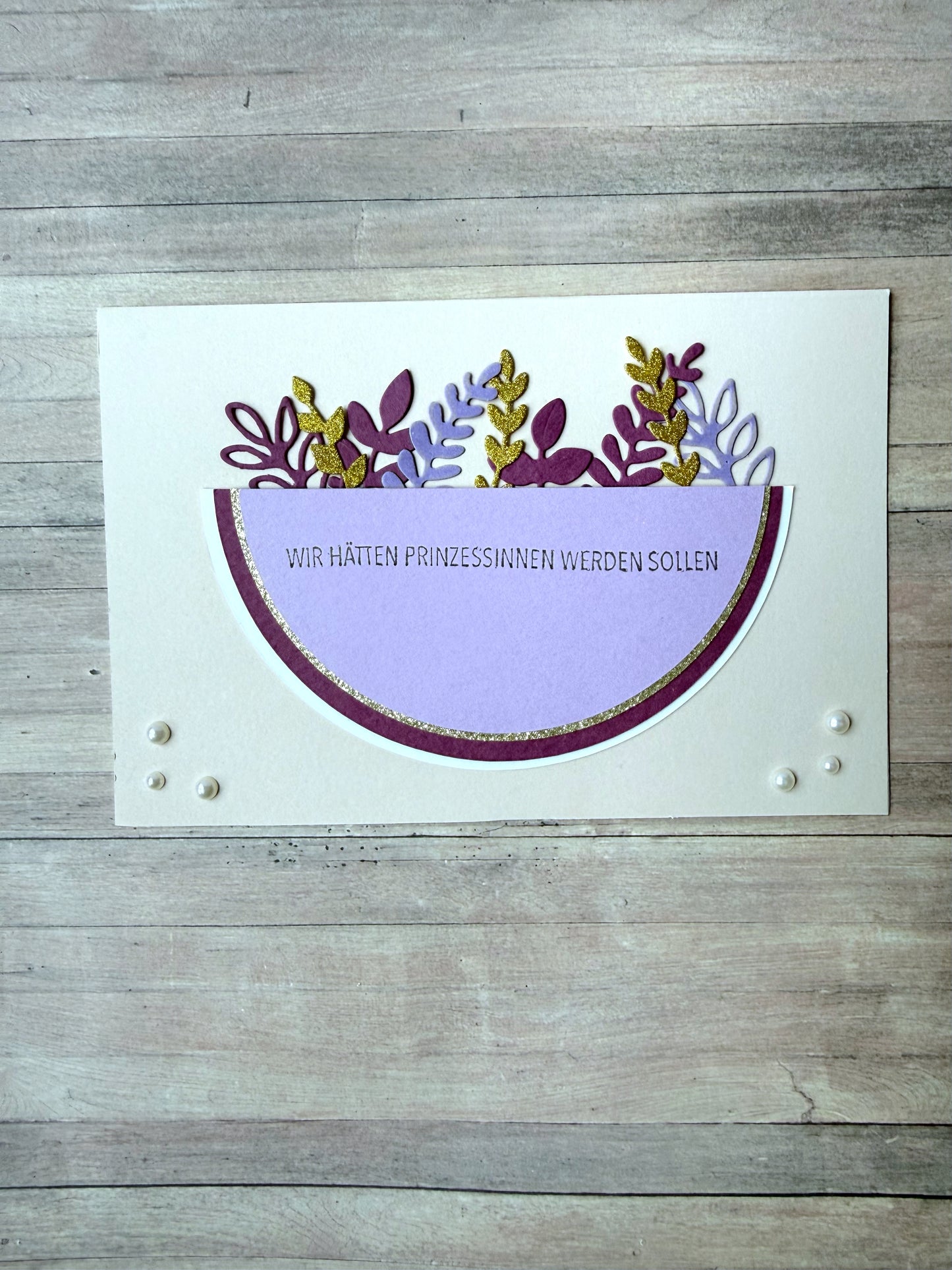 Grußkarte - Prinzessinnen